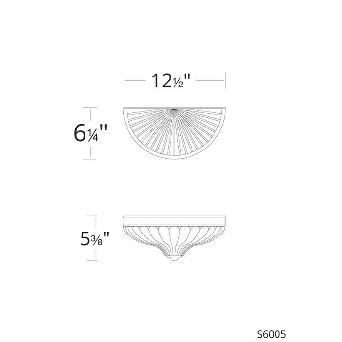 Schonbek S6005 Roma 1-lt 13" LED Wall Sconce, CCT Selectable