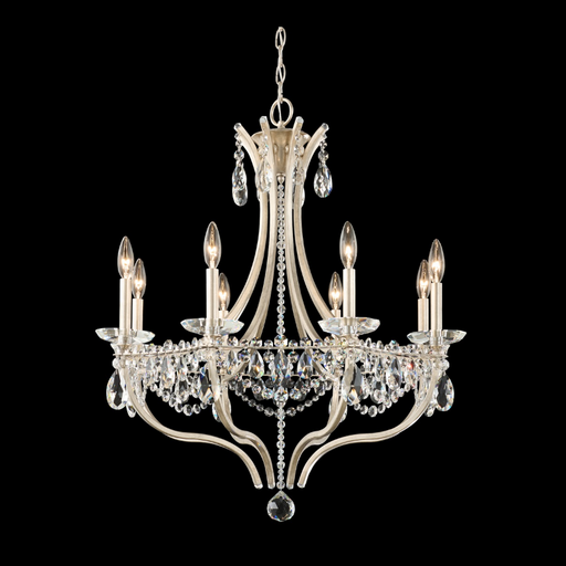 Schonbek S77508 Adley 8-lt 30" Chandelier - Antique Silver/Radiance