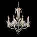 Schonbek S77508 Adley 8-lt 30" Chandelier - Antique Silver/Radiance