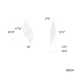 Schonbek S8524 Marchesa 2-lt 24" Tall LED Wall Sconce, CCT Selectable