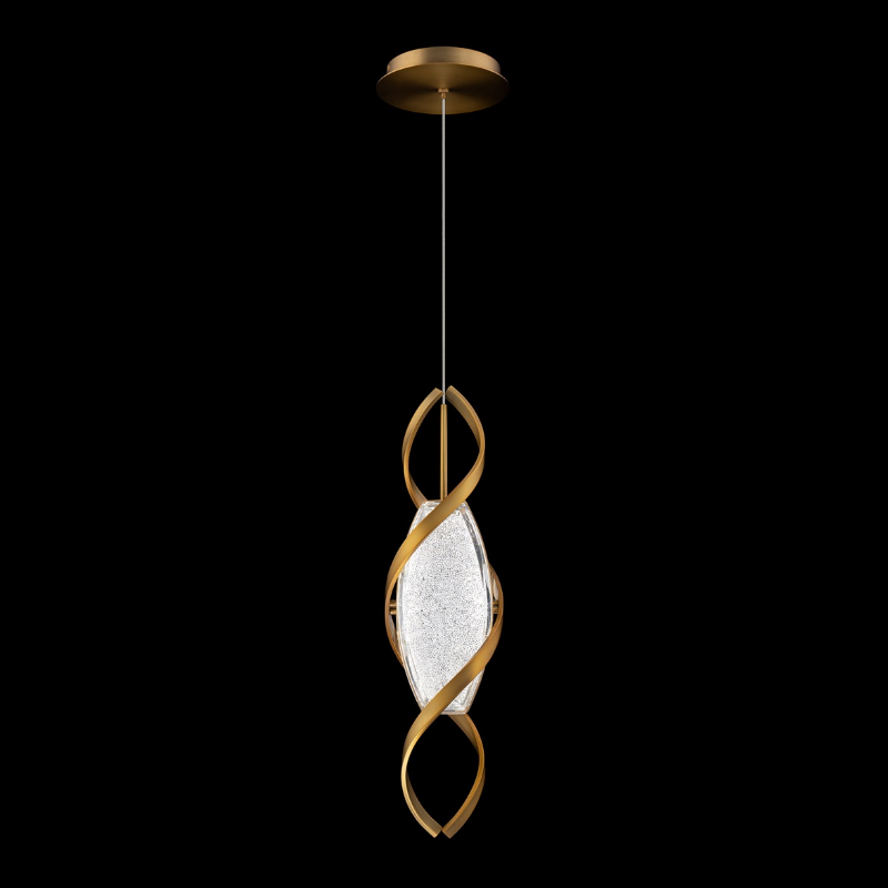 Schonbek S8718 Bijoux 1-lt 6" LED Pendant, CCT Selectable - Aged Brass