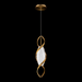 Schonbek S8718 Bijoux 1-lt 6" LED Pendant, CCT Selectable - Aged Brass