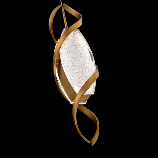 Schonbek S8718 Bijoux 1-lt 6" LED Pendant, CCT Selectable - Aged Brass