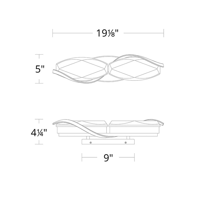 Schonbek S8719 Bijoux 19" LED Bath Light