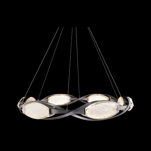 Schonbek S8734 Bijoux 6-lt 34" LED Pendant, CCT Selectable - Brushed Nickel