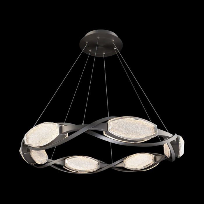 Schonbek S8734 Bijoux 6-lt 34" LED Pendant, CCT Selectable - Brushed Nickel