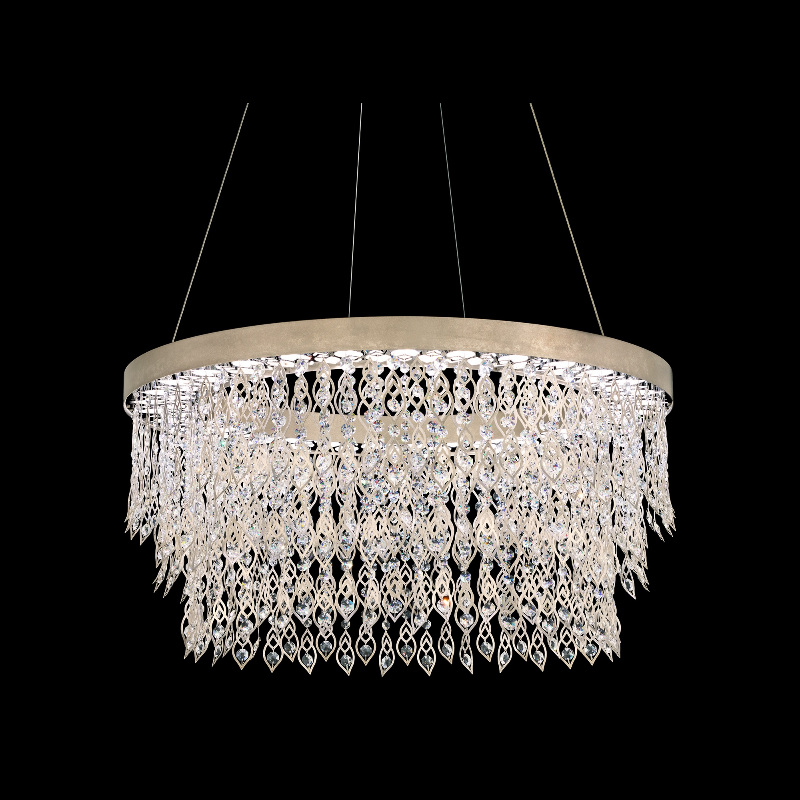 Schonbek S9118 Pavona 1-lt 36" LED Pendant, CCT Selectable - Antique Silver