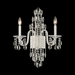 Schonbek S93502 Rainier 2-lt 22" Tall Wall Sconce - Polished Silver
