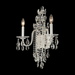 Schonbek S93502 Rainier 2-lt 22" Tall Wall Sconce - Polished Silver