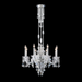 Schonbek S93508 Rainier 8-lt 26" Chandelier - Polished Silver