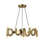 Alora Mood CH420823 Sadie 8-lt 23" Chandelier - Brushed Gold