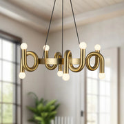 Alora Mood CH420823 Sadie 8-lt 23" Chandelier - Brushed Gold