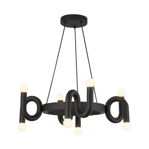 Alora Mood CH420823 Sadie 8-lt 23" Chandelier - Matte Black