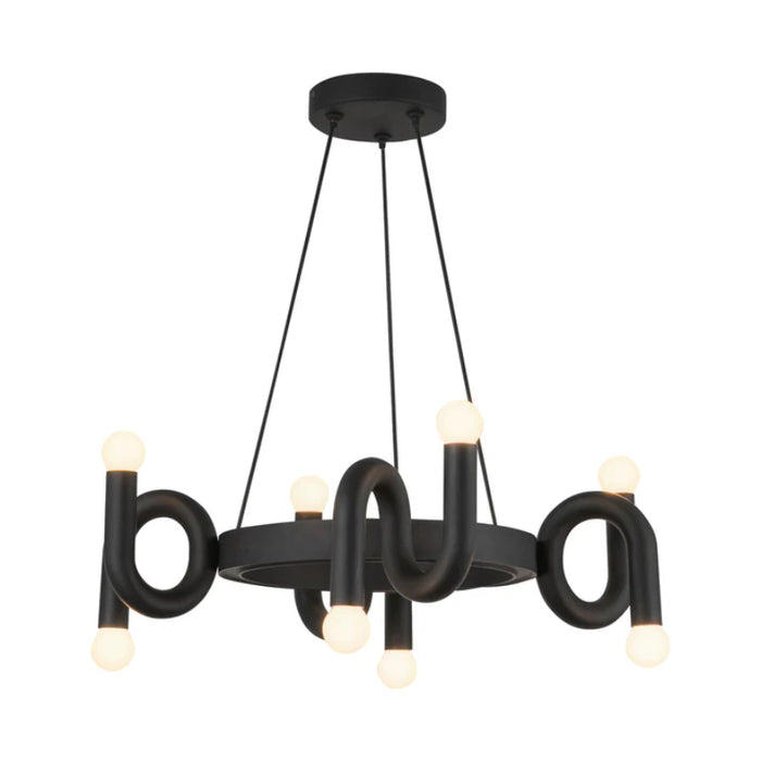 Alora Mood CH420823 Sadie 8-lt 23" Chandelier - Matte Black