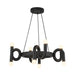 Alora Mood CH420823 Sadie 8-lt 23" Chandelier - Matte Black