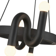Alora Mood CH420823 Sadie 8-lt 23" Chandelier - Matte Black