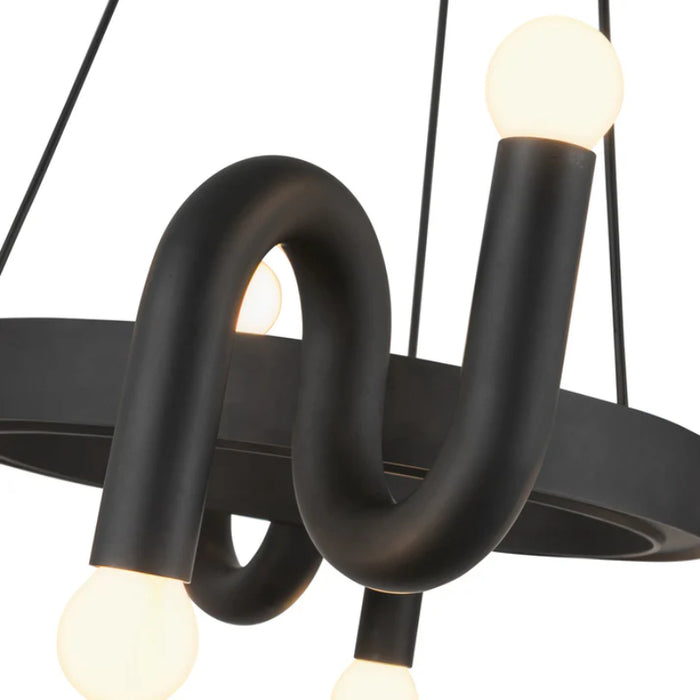 Alora Mood CH420823 Sadie 8-lt 23" Chandelier - Matte Black