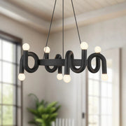 Alora Mood CH420823 Sadie 8-lt 23" Chandelier - Matte Black