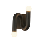 Alora Mood WV420206 Sadie 2-lt 6" Tall Wall Sconce - Matte Black