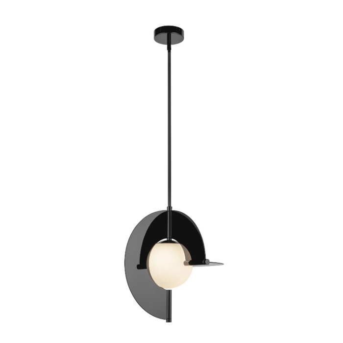 Kuzco PD65116 Scorpio 1-lt 17" LED Pendant - Glossy Black
