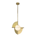Kuzco PD65116 Scorpio 1-lt 17" LED Pendant - Metallic Brass