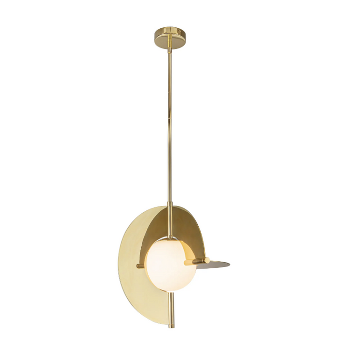 Kuzco PD65116 Scorpio 1-lt 17" LED Pendant - Metallic Brass