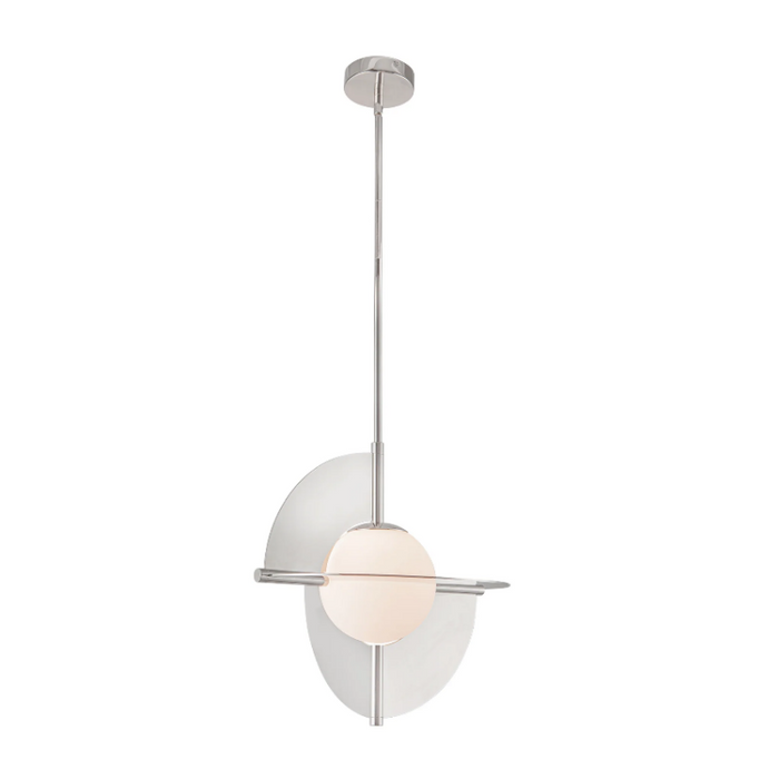 Kuzco PD65116 Scorpio 1-lt 17" LED Pendant - Polished Nickel