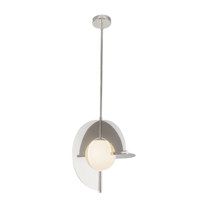 Kuzco PD65116 Scorpio 1-lt 17" LED Pendant - Polished Nickel