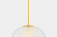 Hudson Valley 3019 Scranton 1-lt 19" LED Pendant - Aged Brass