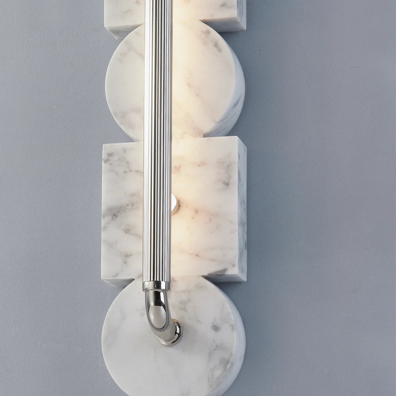 Corbett 423-33 Sena 1-lt 33" LED Wall Sconce-Burnished Nickel