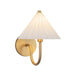 Alora Mood WV451808 Serena 1-lt 8" LED Wall/Vanity Light - Aged Gold