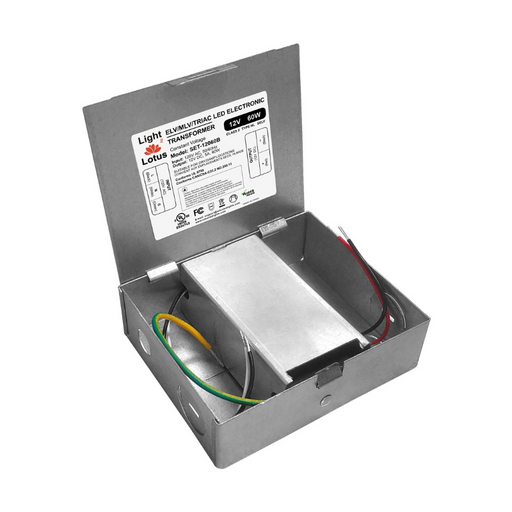 Lotus ETF24096TDJ 96W 24V Class 2 Dimmable Mini Electronic Transformer in Junction Box