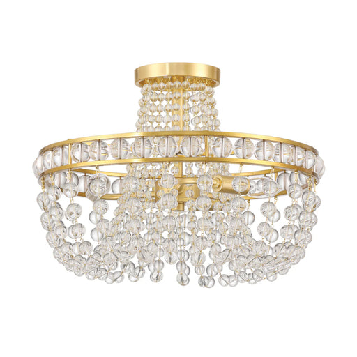 Crystorama SEV-1800 Seville 3-lt 17" Semi Flush Mount