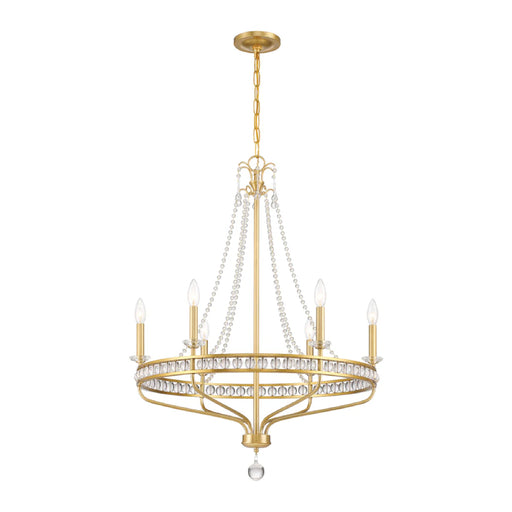 Crystorama SEV-1806 Seville 6-lt 28" Chandelier