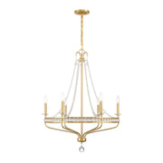 Crystorama SEV-1806 Seville 6-lt 28" Chandelier