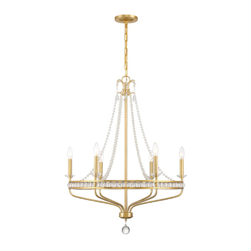 Crystorama SEV-1806 Seville 6-lt 28" Chandelier