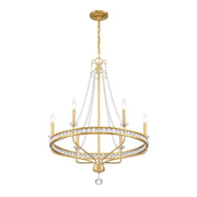 Crystorama SEV-1806 Seville 6-lt 28" Chandelier