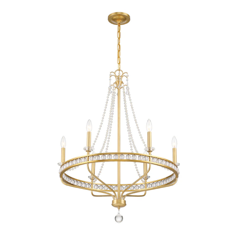 Crystorama SEV-1806 Seville 6-lt 28" Chandelier