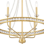 Crystorama SEV-1806 Seville 6-lt 28" Chandelier