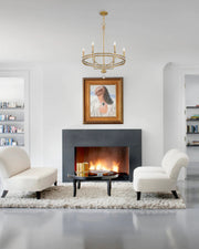 Crystorama SEV-1806 Seville 6-lt 28" Chandelier