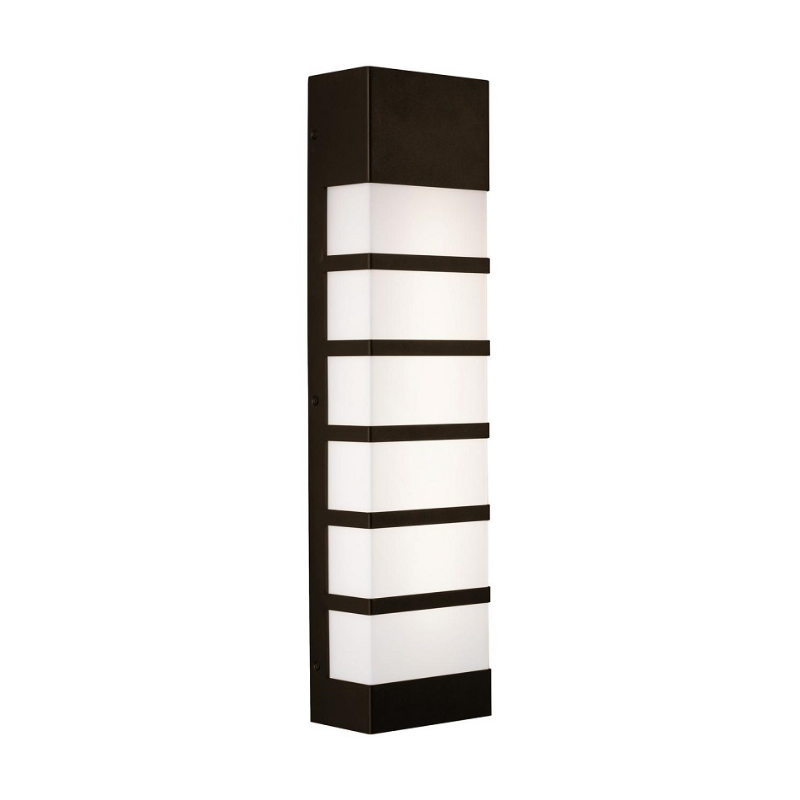 AFX SEW0624LAJUD State 1-lt 24" Tall LED Outdoor Wall Sconce - Bronze