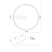 Kuzco SF27724-3WCCT-UNV Roda 1-lt 24" LED Flush Mount, CCT Selectable