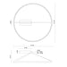 Kuzco SF27731-3WCCT-UNV Roda 1-lt 31" LED Flush Mount, CCT Selectable