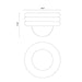 Alora Mood SF426012 Harvey 1-lt 12" Semi-Flush Mount