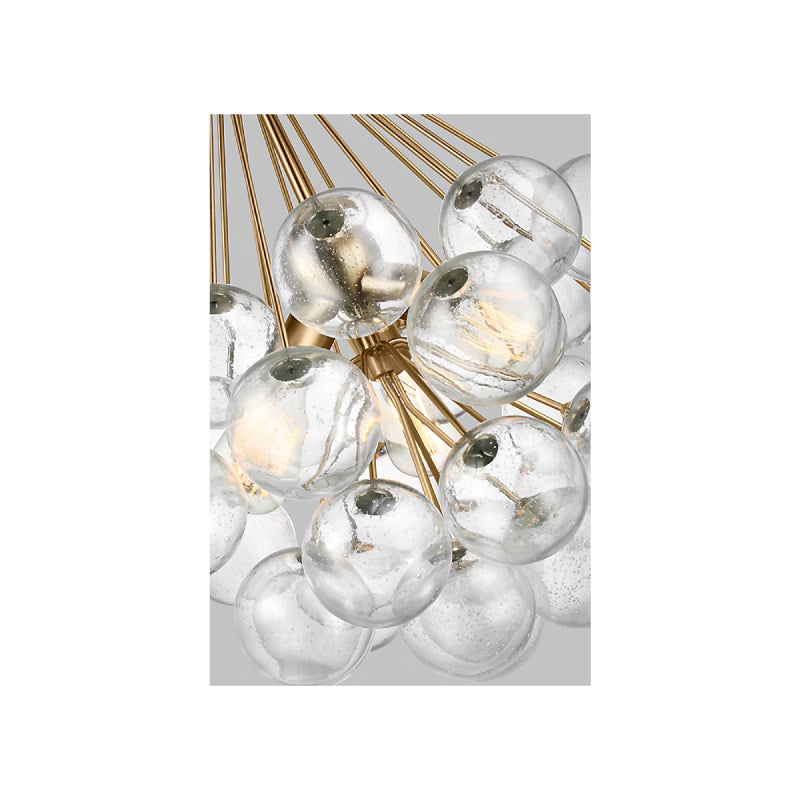 Visual Comfort 6514303 Bronzeville 3-lt 22" Chandelier - Satin Brass