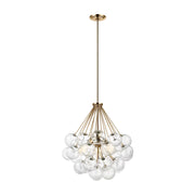 Visual Comfort 6514303 Bronzeville 3-lt 22" Chandelier - Satin Brass