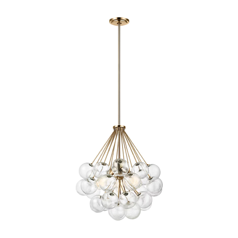 Visual Comfort 6514303 Bronzeville 3-lt 22" Chandelier - Satin Brass