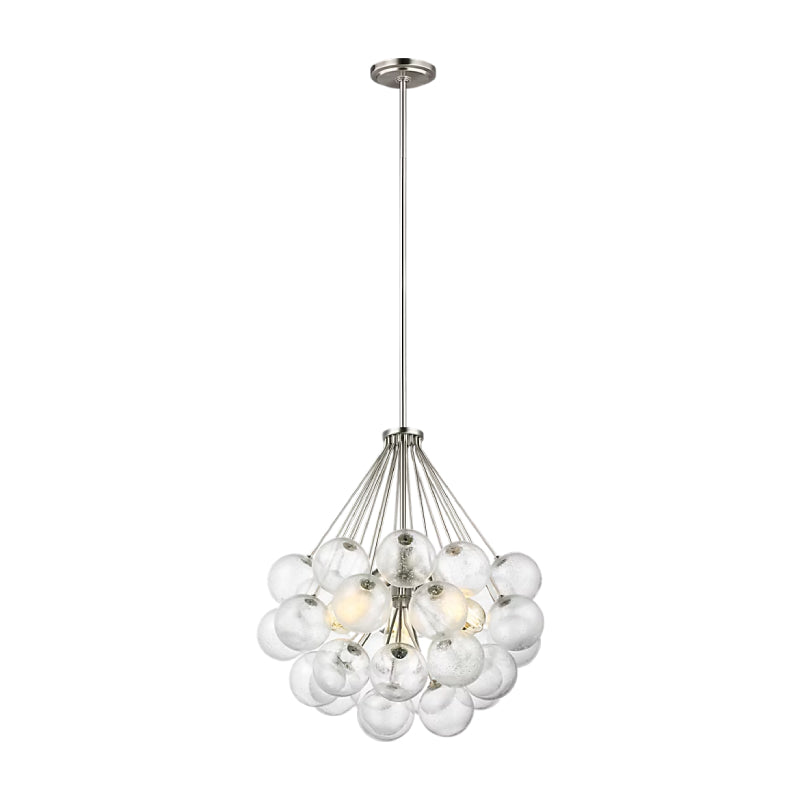 Visual Comfort 6514303 Bronzeville 3-lt 22" Chandelier - Brushed Nickel