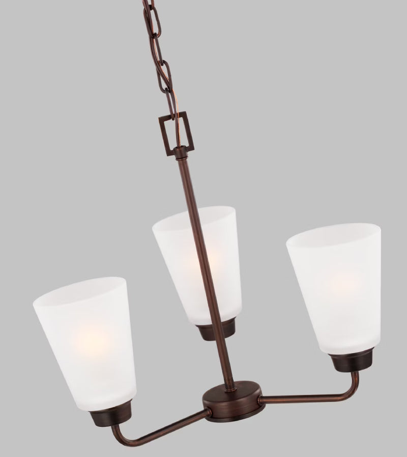 Generation 3115203EN3 Kerrville 3-lt 18" LED Chandelier
