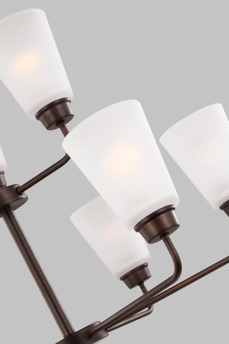 Generation 3115209EN3 Kerrville 9-lt 29" LED Chandelier